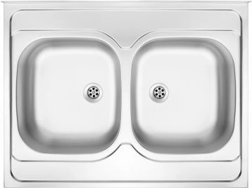 Deante 2-bowl sink without drainer (ZM5