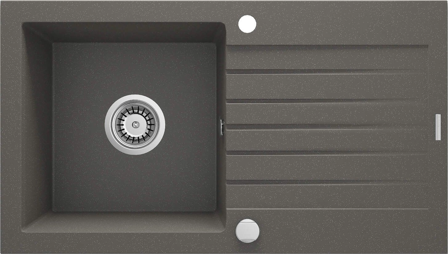 Deante Zorba 1-bowl sink with drainer
