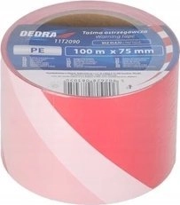 Dedra Warning tape 75mmx100m without glue