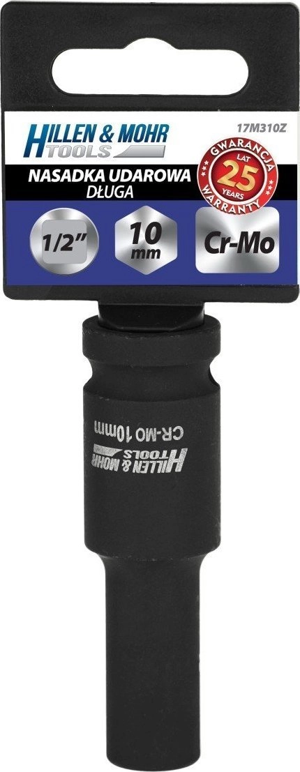 Dedra Long impact socket 1/2````````  21x78mm