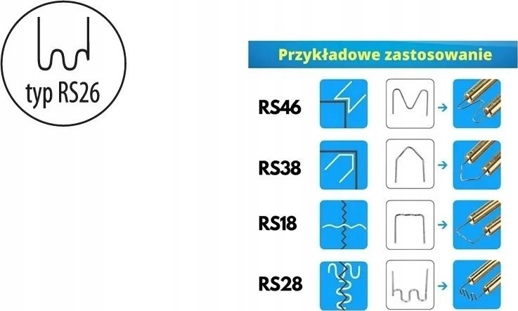 Dedra Plastic staples type RS26 0