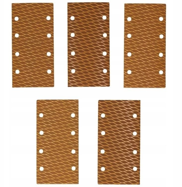 Dedra Anti-clogg sandpaper #120 92x182mm Velcro
