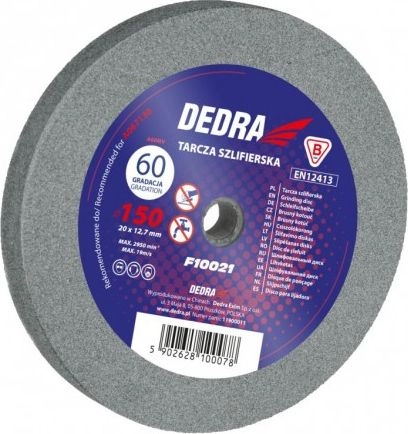 Dedra sanding disc 150x20x12.7mm  grit