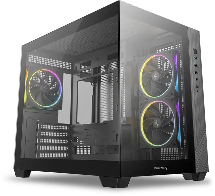 DeepCool CG330 3F Tower Czarny R-CG330-BKNGM3-G