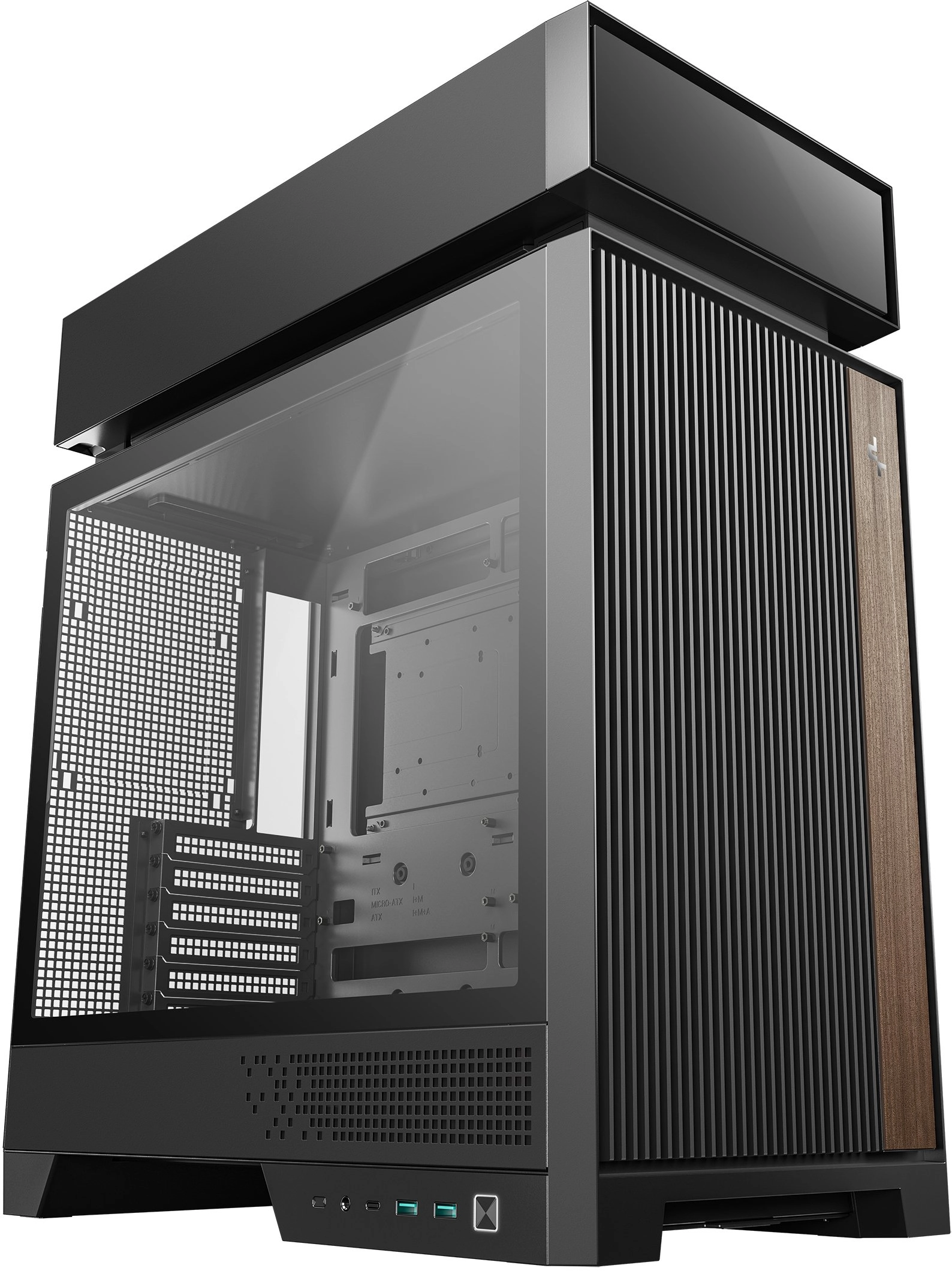 Deepcool Case  CL660  Juodas  Mid Tower