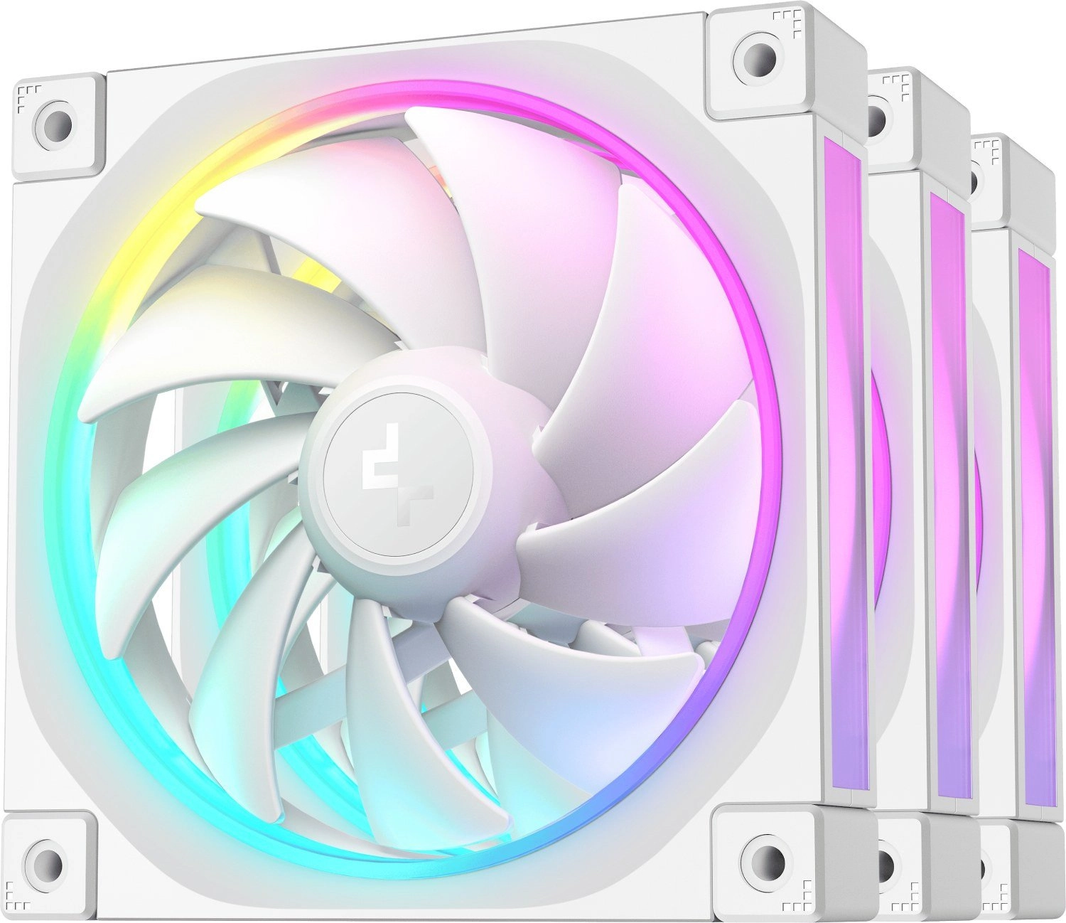 Wentylator Deepcool FL12 WH 3-pack (R-FL12-WHAPN3-G)