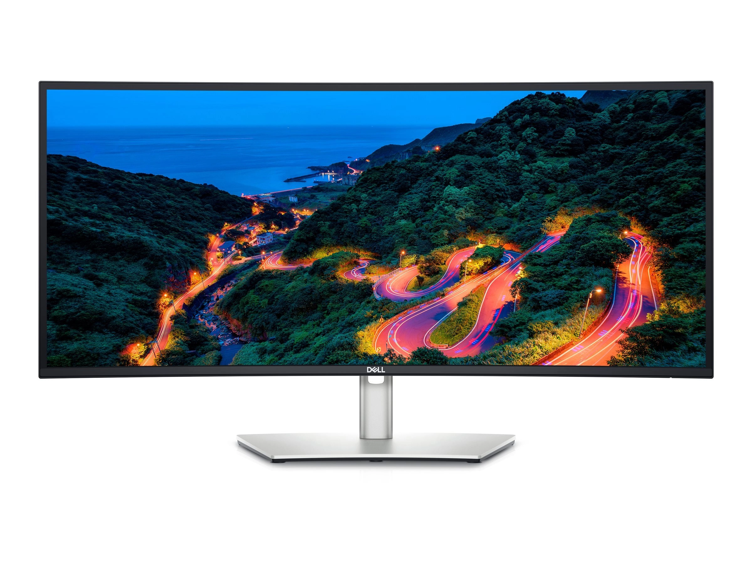 DELL UltraSharp U3423WE monitori 86,7 cm (34.1") 3440 x 1440 pikseļi UltraWide Quad HD LCD Sudrabs