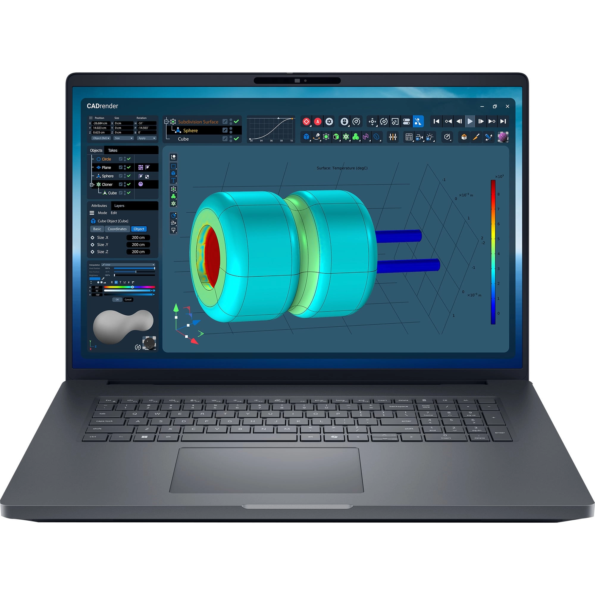 DELL Pro Max 18 Plus MB18250 Intel Core Ultra 7 265HX mobilā darbstacija 45,7 cm (18") Quad HD+ 32 GB DDR5-SDRAM 1 TB SSD NVIDIA RTX PRO 3000 Blackwell Wi-Fi 7 (802.11be) Windows 11 Pro vācu melns