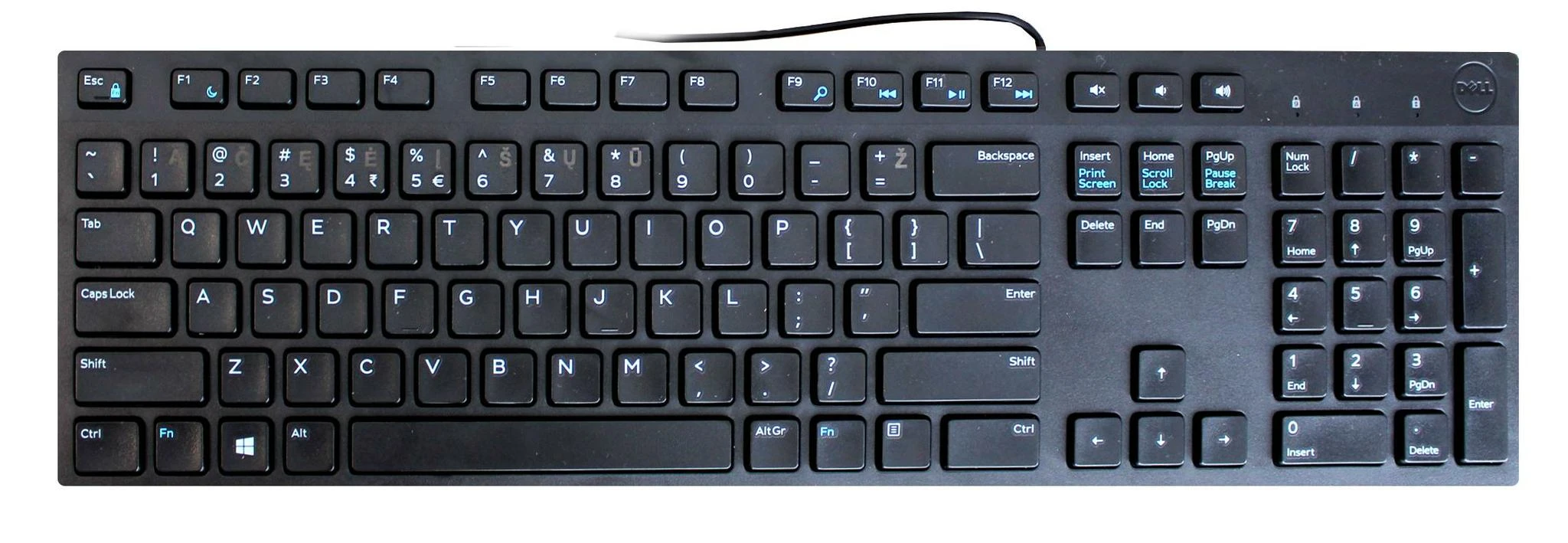 Klaviatūra Dell KB216 580-ADHY_LT 2000001049457