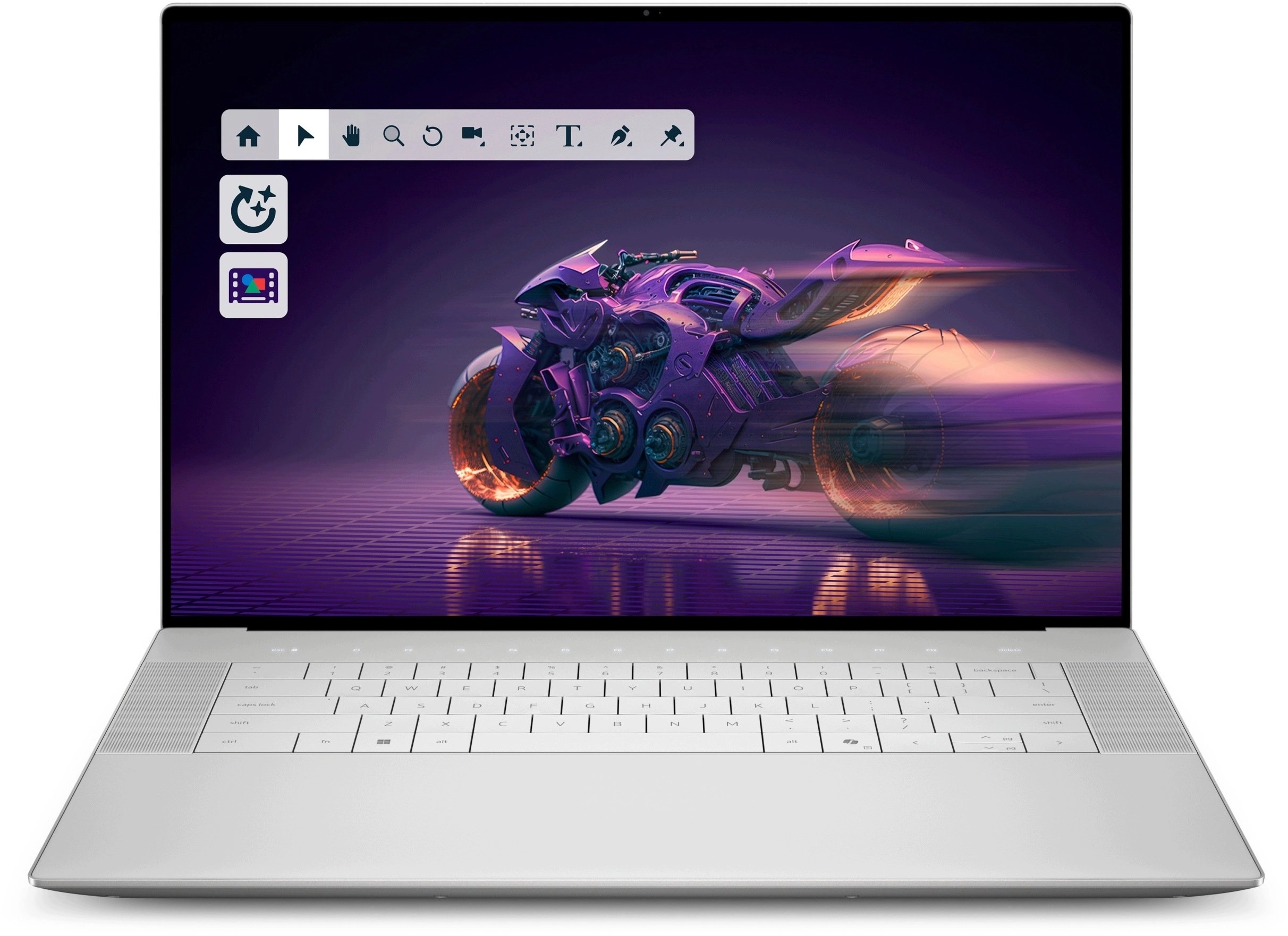 DELL 16 Premium DA16250 Intel Core Ultra 9 285H Portatīvais dators 41,4 cm (16.3") Skārienjūtīgais ekrāns 4K Ultra HD 64 GB LPDDR5x-SDRAM 2 TB SSD NVIDIA GeForce RTX 5070 Wi-Fi 7 (802.11be) Windows 11 Pro Angļu Platīns
