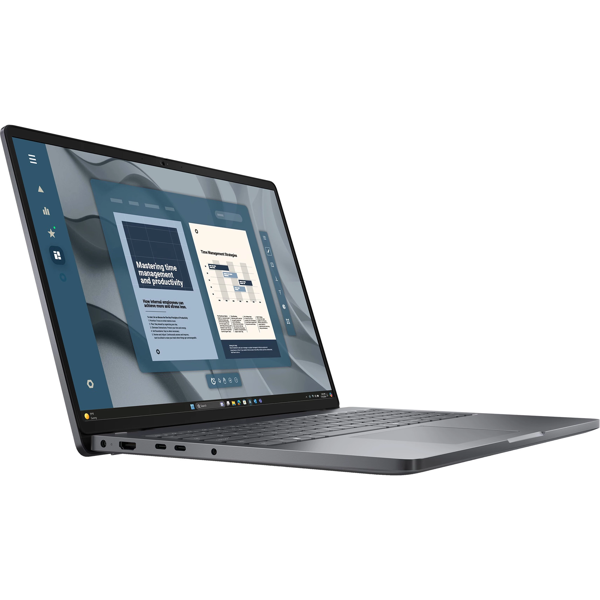 Dell Pro 16 PC16250 — 16 collu FHD+ — Core Ultra 5 225U — piezīmjdators — Core Ultra 5