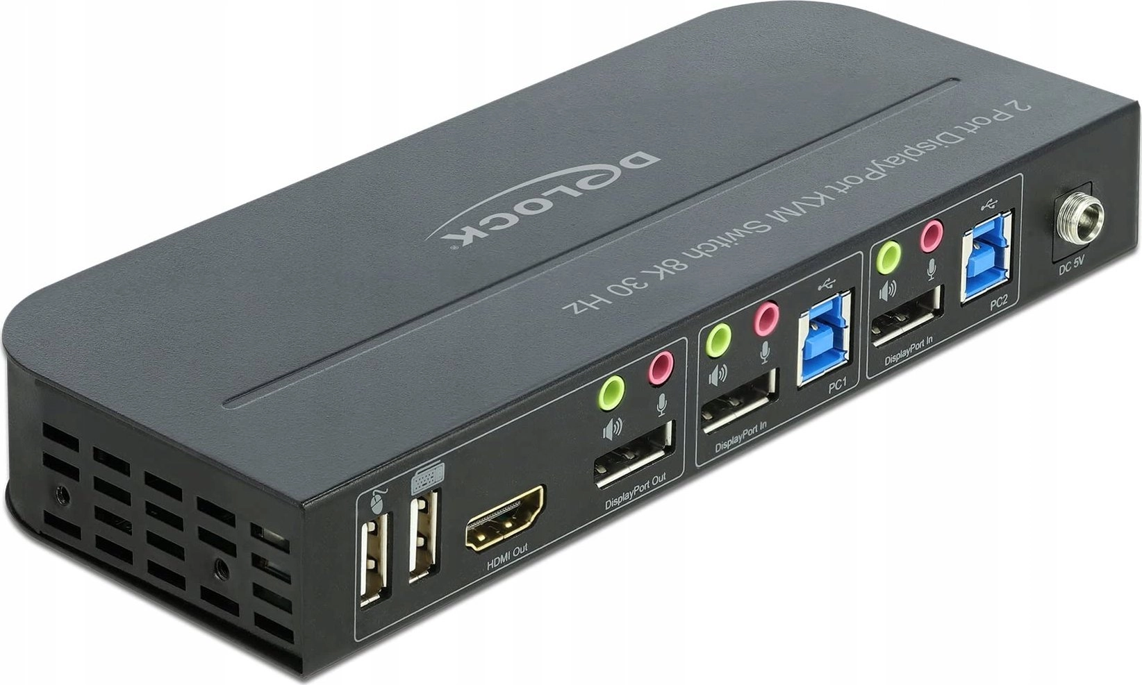 DELOCK DisplayPort 1.4 KVM Switch