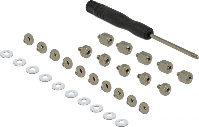 Delock Mounting kit 31 pieces for
