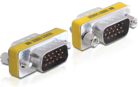 VGA DELOCK St/St GenderChanger SubD 65010