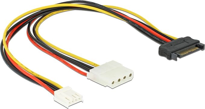 Delock cable Y-Power SATA male 15