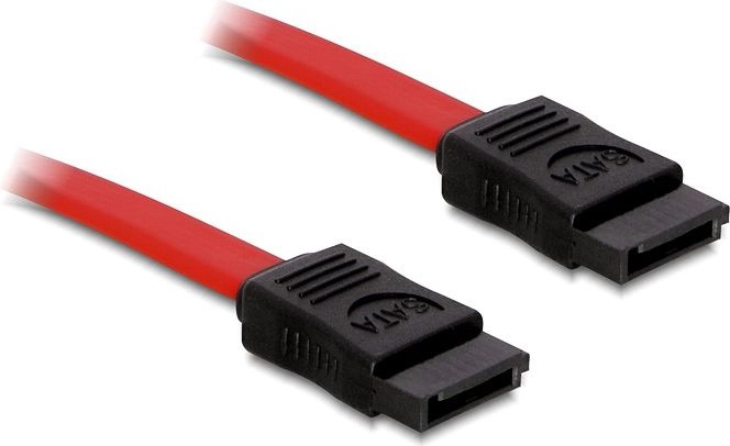 SATA 0.3m rot DeLock 84247