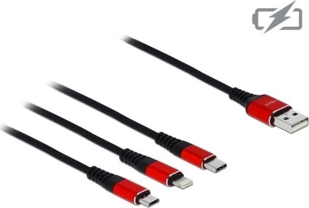 Delock USB Ladekabel 3 in 1