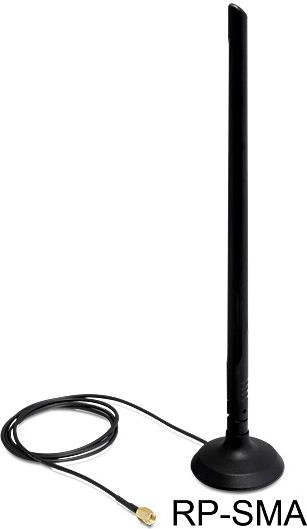 DELOCK WL-Antenne RP-SMA 6dBi Kippgelenk Standfuß