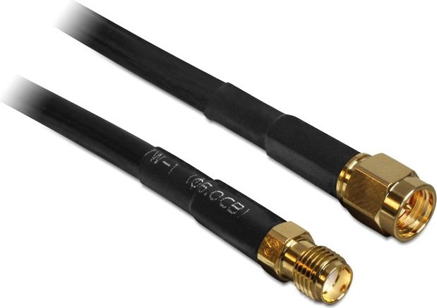 Delock 10m SMA m/f coaxial cable