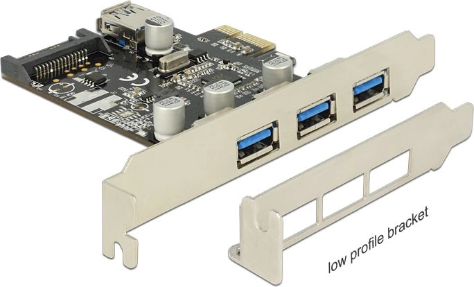 PCI Express x1 card with 3