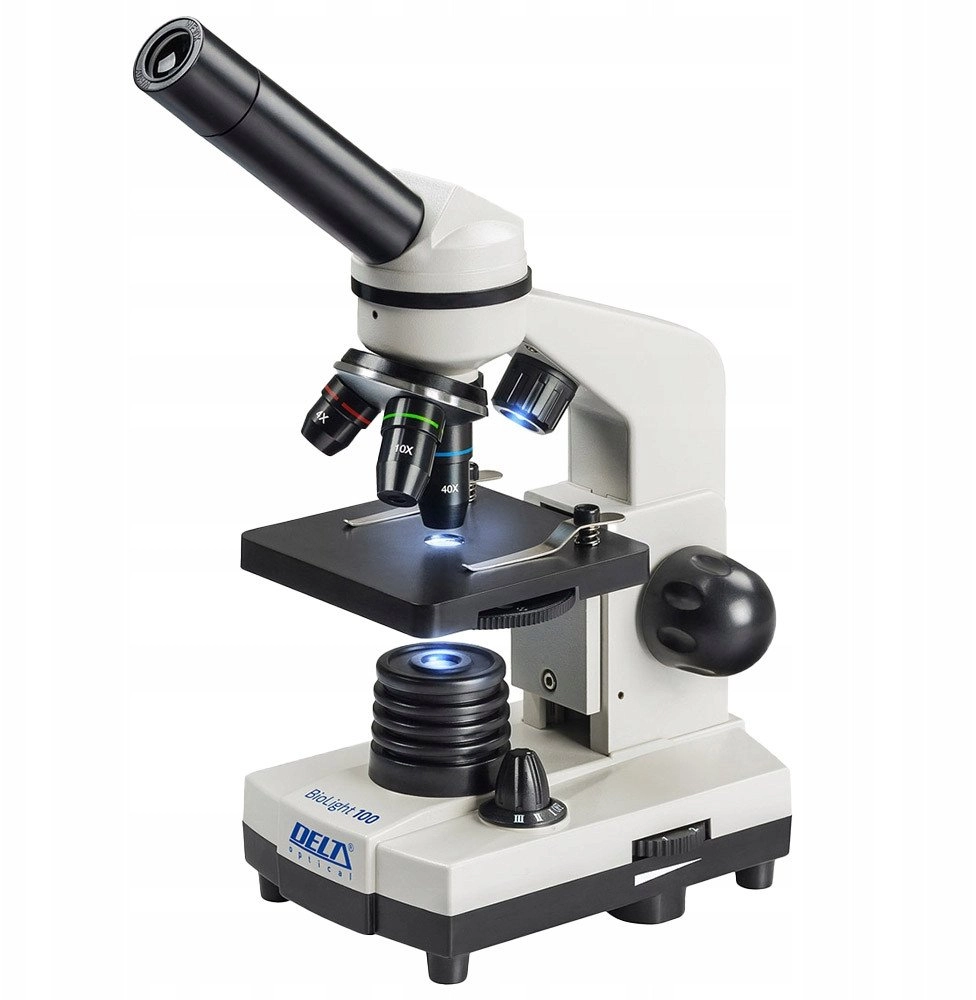 Deltaoptical Microscope Biolight 100 White 7811689