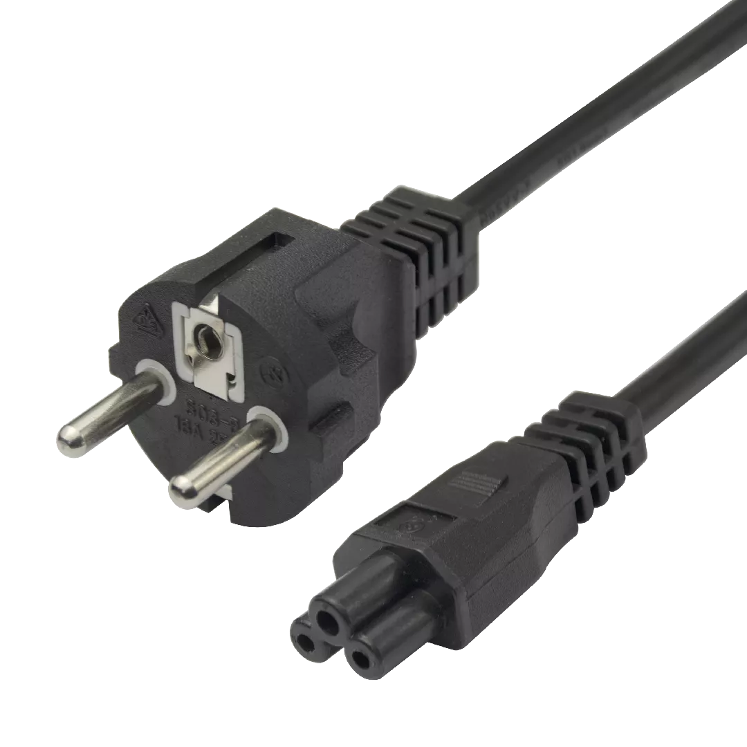 Deltaco 1902301 power cable Black 1