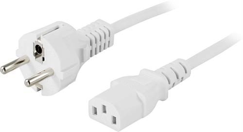 Deltaco DEL-109MV-50 power cable White 0