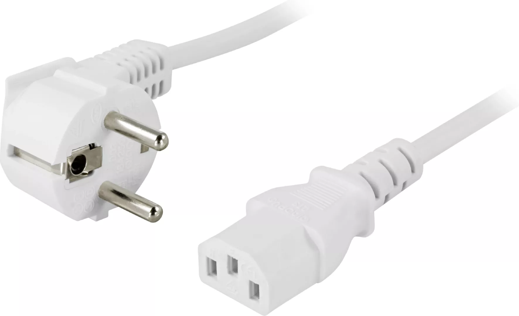 Deltaco DEL-109V-20 power cable White 0