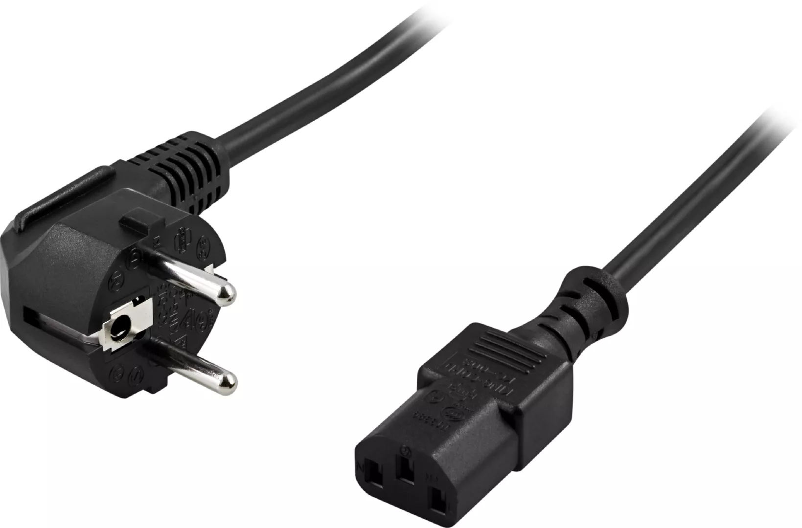 Deltaco DEL-110 power cable Black 3