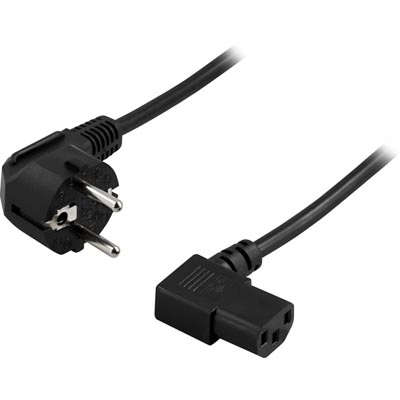 Deltaco DEL-111B power cable Black 5