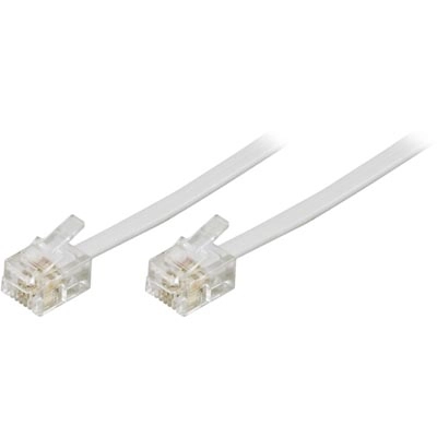Deltaco DEL-159F telephone cable 2 m