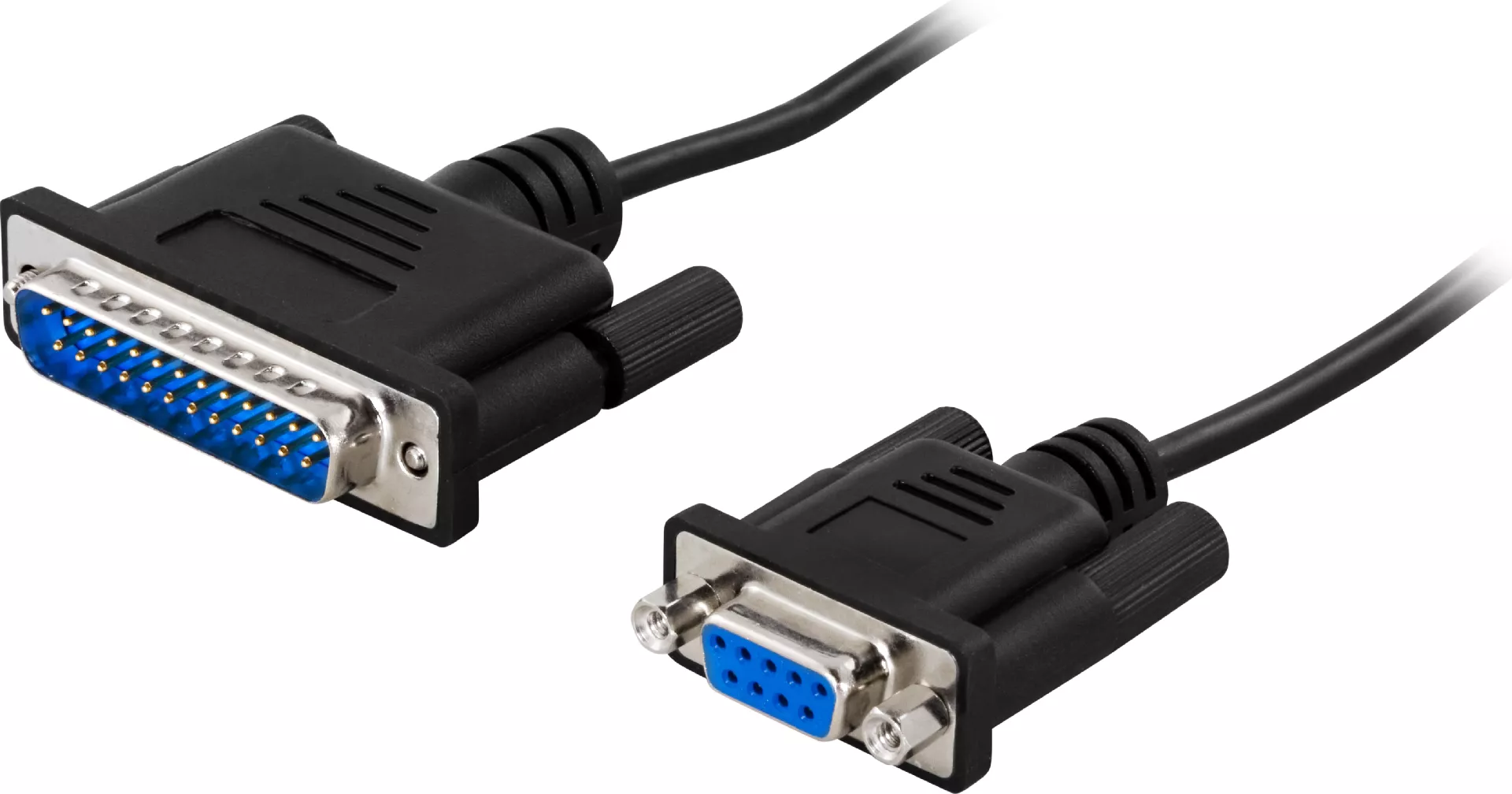 Deltaco DEL-32E-B serial cable Black 3