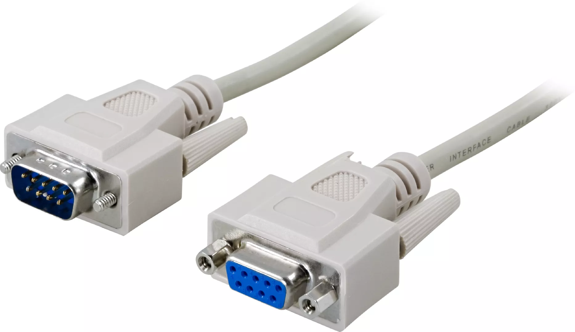 Deltaco DEL-38F serial cable Beige 5