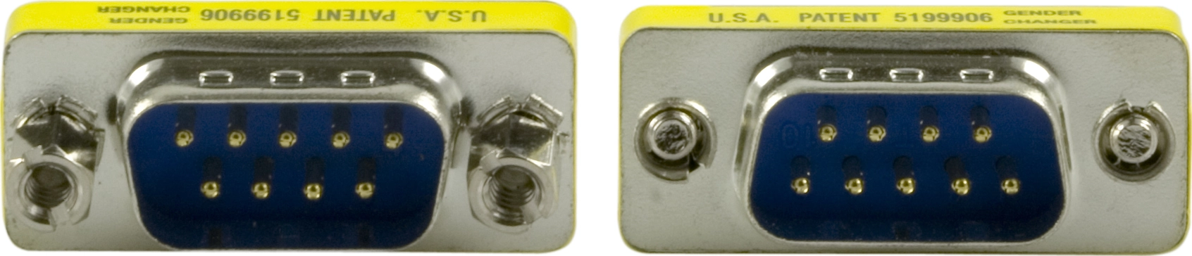 Deltaco DEL-93 wire connector DB9 Silver