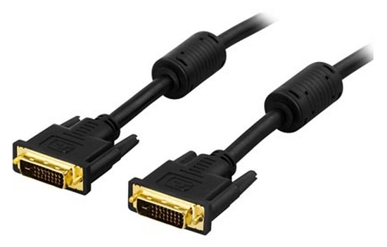 Deltaco DVI-600B DVI cable 3 m