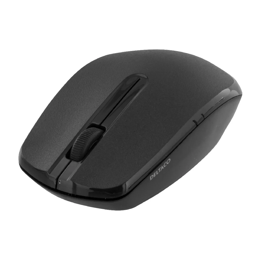 Deltaco MS-798 pele Birojs Abām rokām RF Bezvadu Optisks 1000 DPI