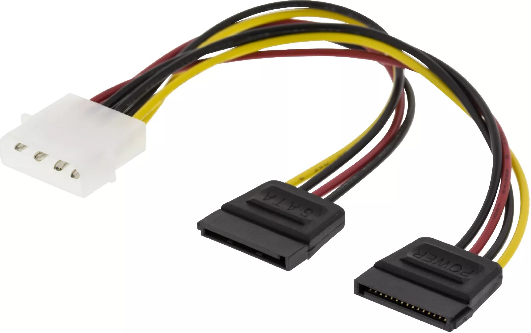 Cable SATA Molex 4pin 2x15 pin