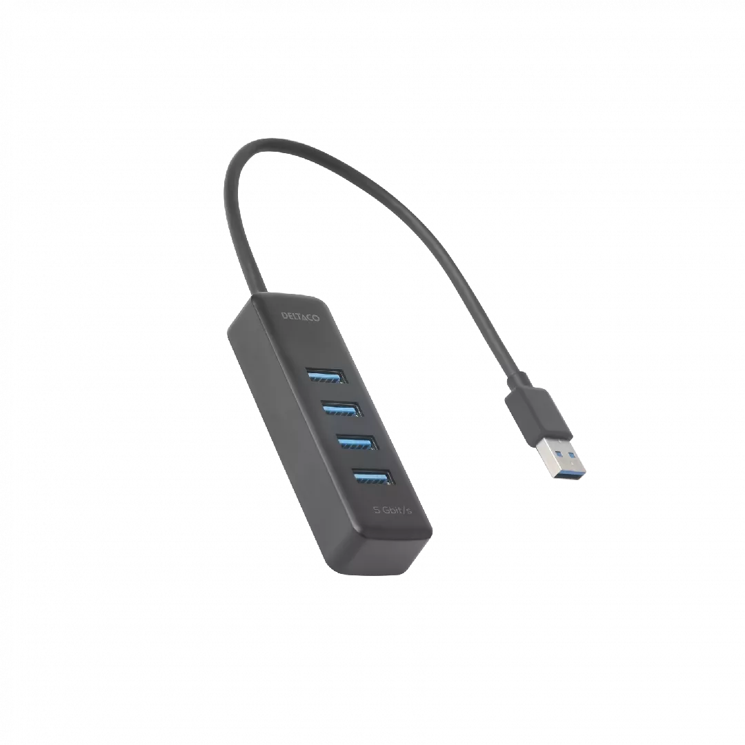 Deltaco UH-734 interface hub USB 3