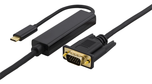 Deltaco USBC-1089-K video cable adapter 5