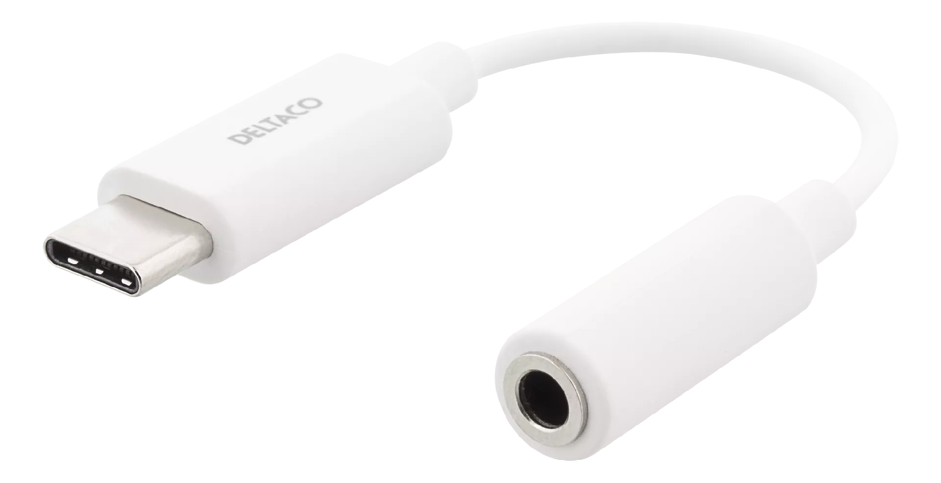 Deltaco USBC-1145 mobile phone cable White
