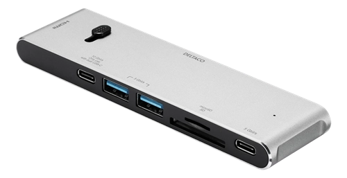 Deltaco USBC-HDMI21 laptop dock/port replicator Wireless