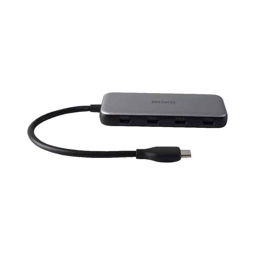 Deltaco USBC-HUB204 interface hub USB Type-C