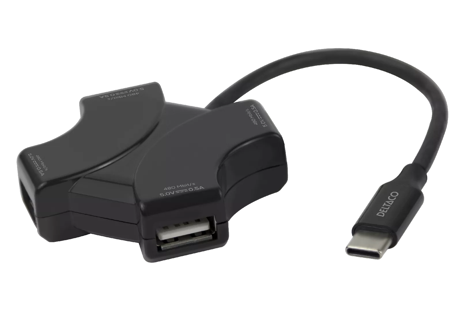 Deltaco 1902570 USB Type-C 480 Mbit/s