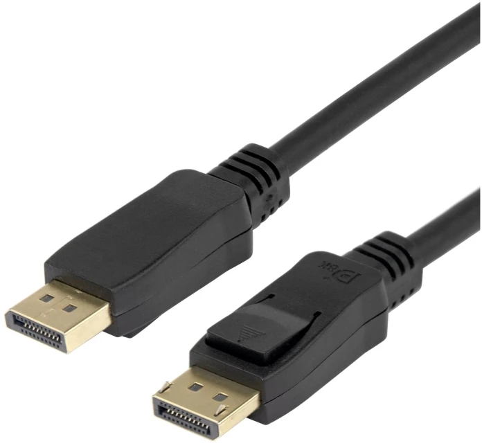 DisplayPort DP1.4 flexible cable DELTACO