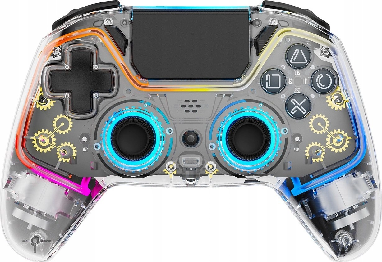 Pad Deltaco PS4/PC Controller wireless/BT transparent