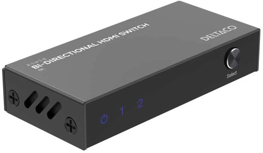 Dvikryptis HDMI jungiklis DELTACO  1-2 or