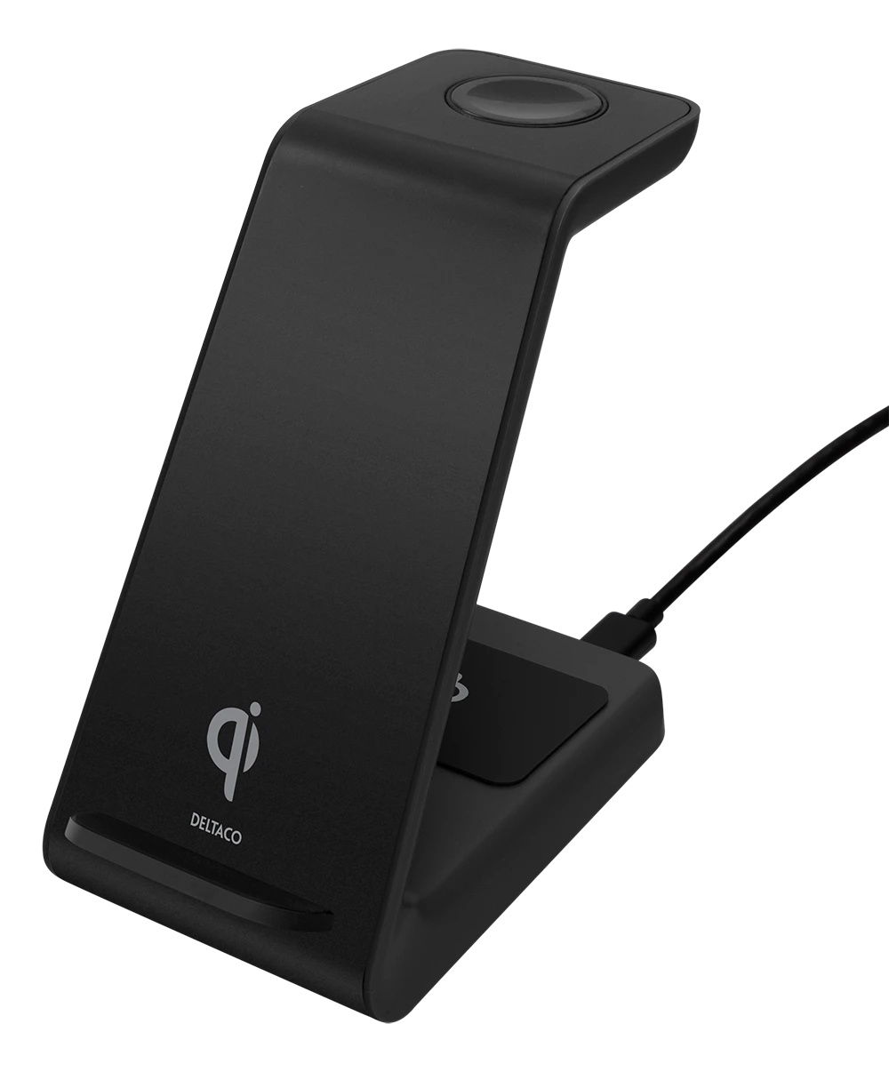 3-in-1 wireless charger DELTACO 15 W