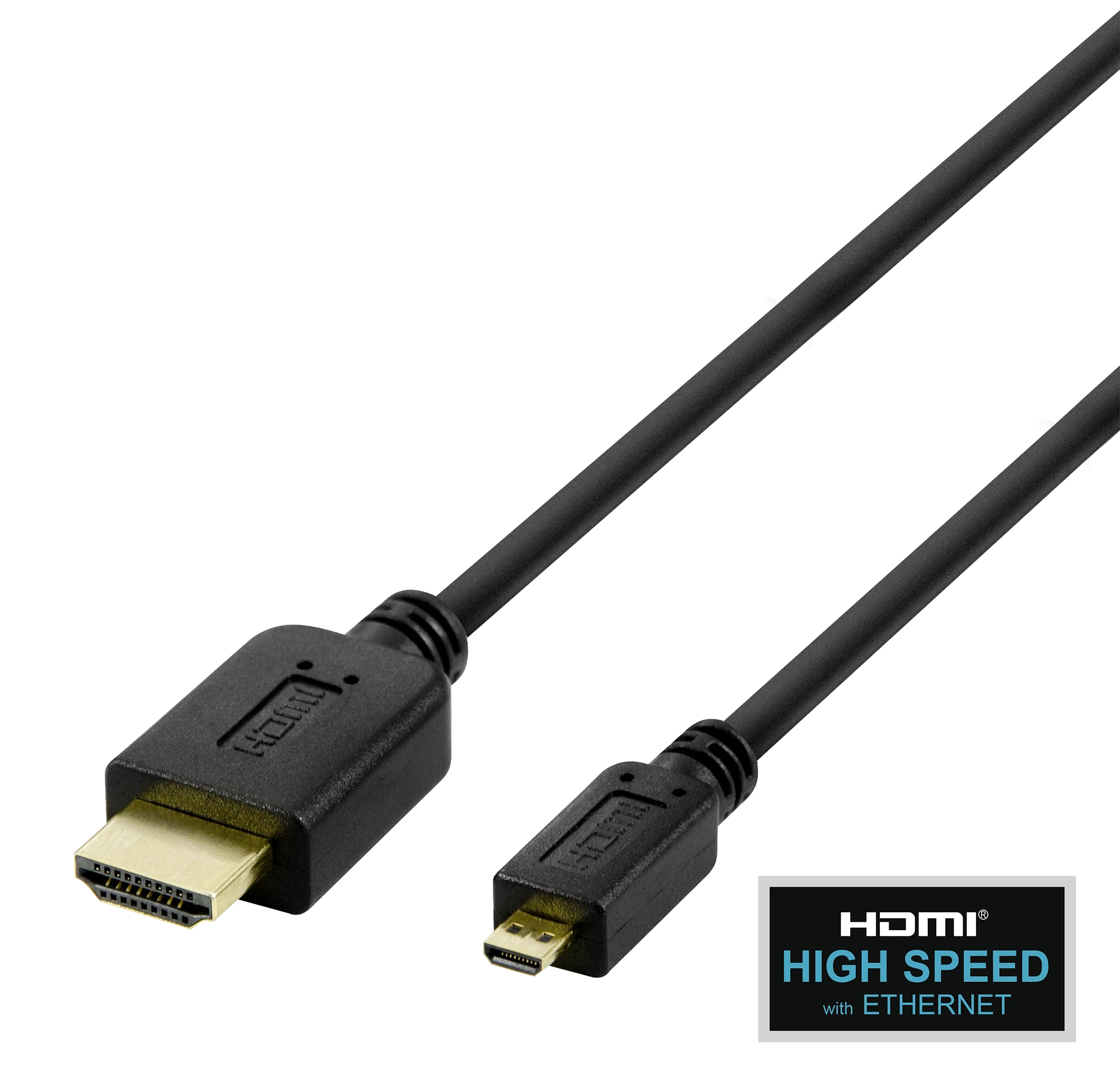 Kabelis DELTACO HDMI - micro HDMI