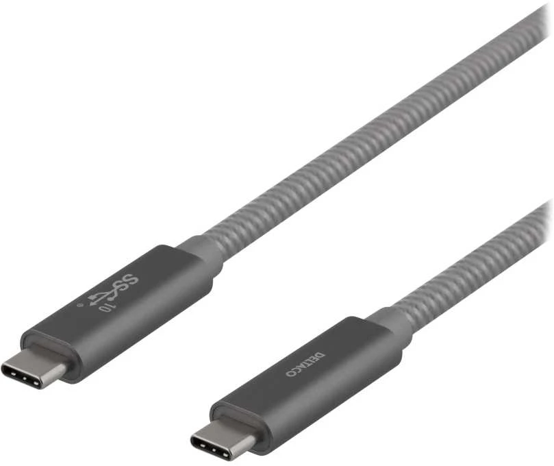 USB-C laidas DELTACO "SuperSpeed"   1