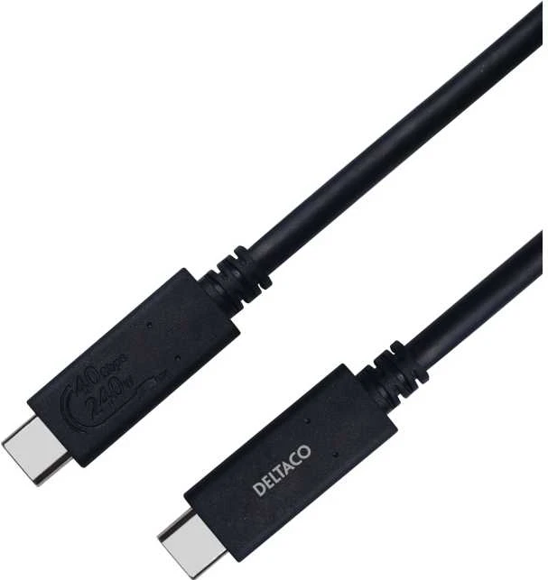 Kabelis DELTACO USB4 gen3 USB-C -